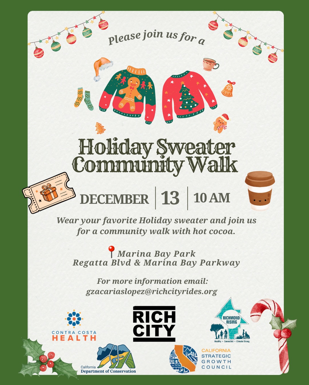 Holiday Sweater Walk 🎄🎅🏽