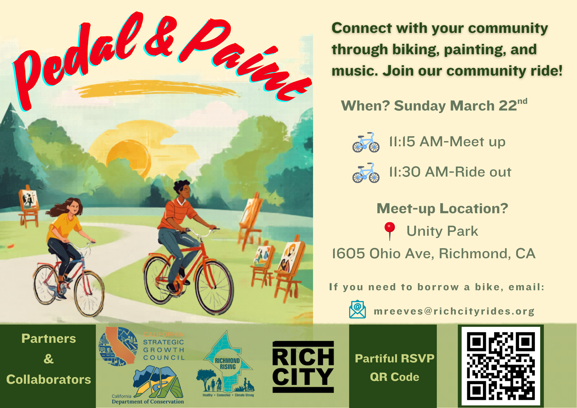 PEDAL & PAINT: COMMUNITY RIDE
