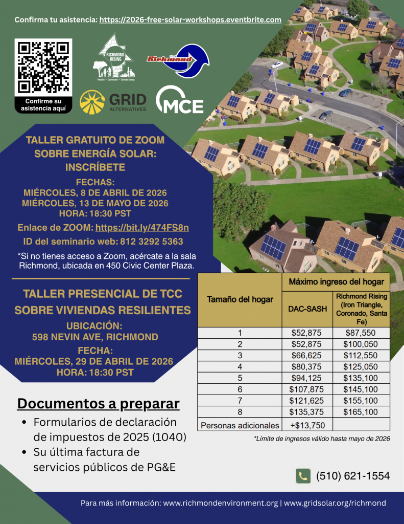 No Cost Solar Community Workshop (In-Person & Zoom)